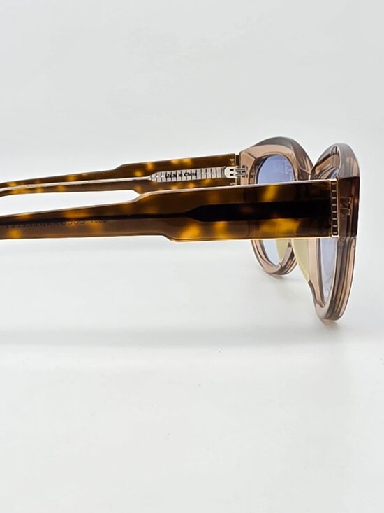 Coco and Breezy Peyton 101 Cognac Frame Blue Gradient Lens Sunglasses w/ Case main image 9